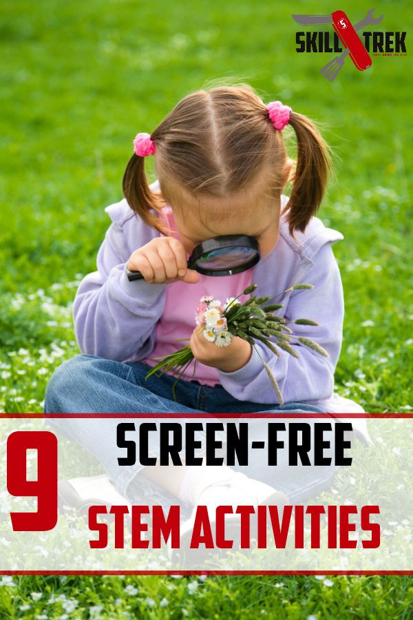 Are you looking for screen-free activities for your kids? Here are 9 awesome screen-free activities you can do at home. Bonus? They are STEM-related and we all know how important that is! 